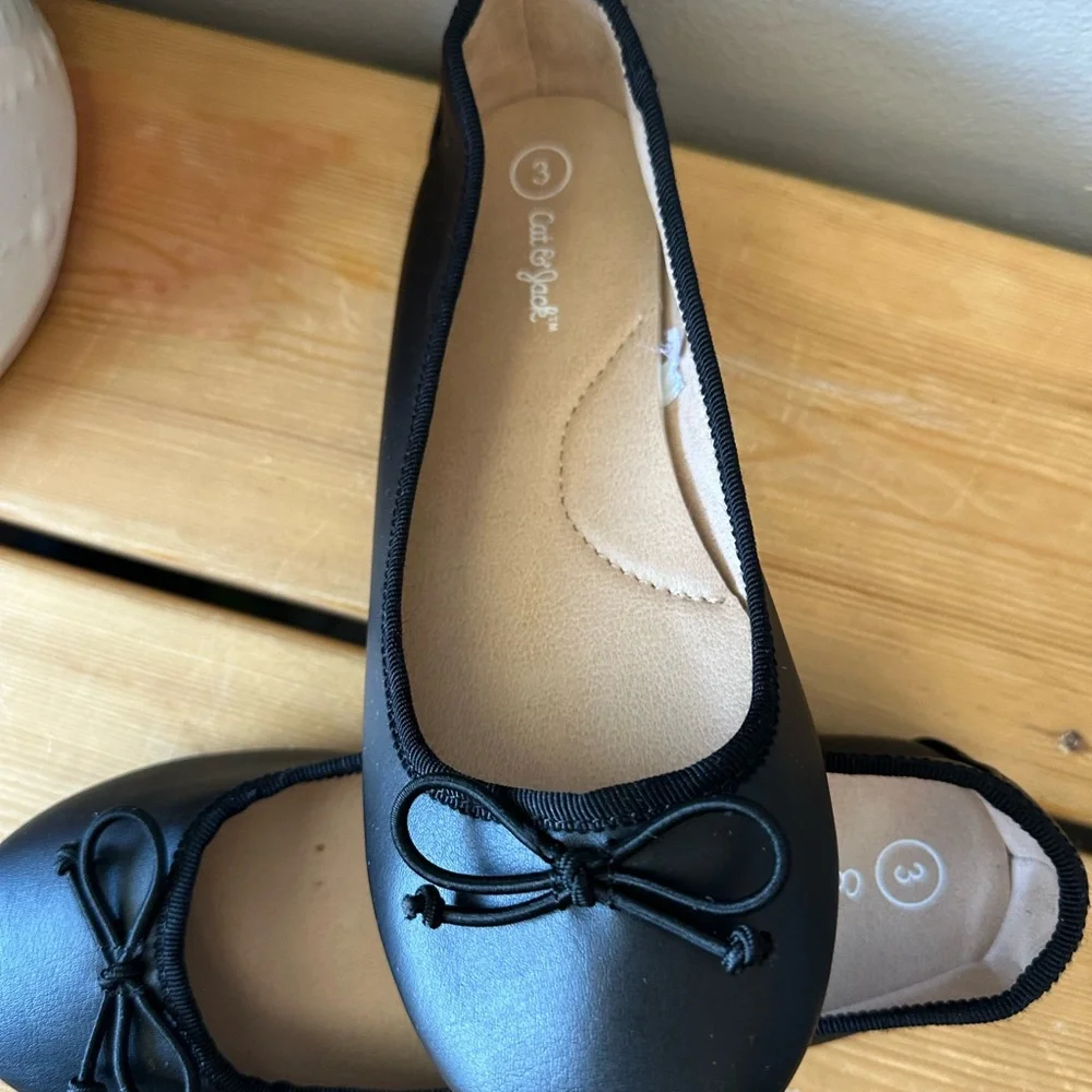 Girls Slip on Ballet Flats size 3